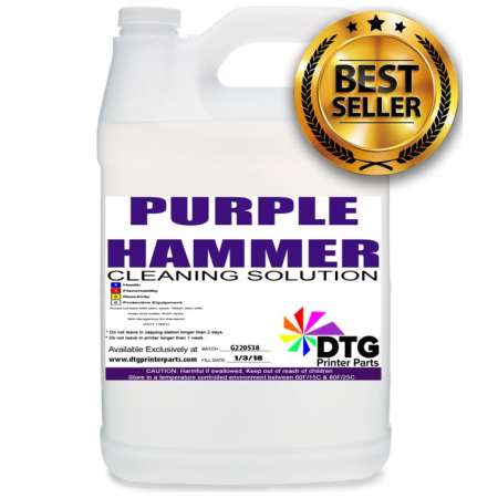 Purple Hammer DTG Printhead Aggressive Cleaning Solution